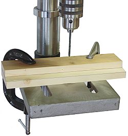 this simple drilling jig will greatly simplify the drilling process