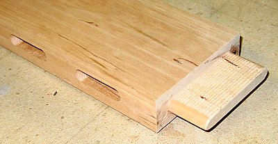 tenon in rail