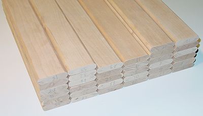 34 slats, now with rounded edges