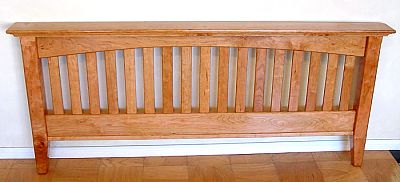 finished footboard, click for an enlarged view