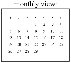 month view