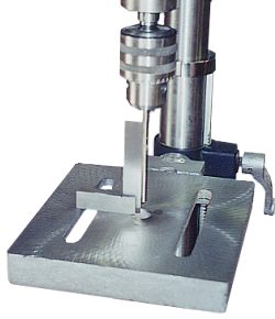 make sure that the drill press table is square to the chuck